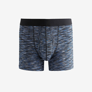 Blue Spacedye 4 Pack A-Front Boxers