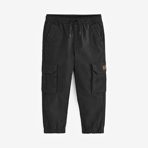 Black Cargo Trousers (3-12yrs)