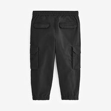 Load image into Gallery viewer, Black Cargo Trousers (3-12yrs)
