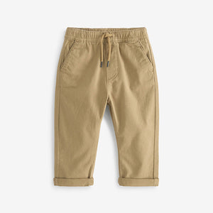 Sand Loose Fit Pull-On Chino Trousers (3mths-6yrs)