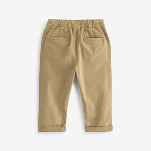 Sand Loose Fit Pull-On Chino Trousers (3mths-6yrs)