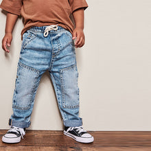Load image into Gallery viewer, Light Blue Carpenter Jeans (3mths-6yrs)
