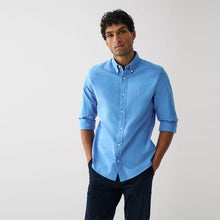 Load image into Gallery viewer, Bright Blue Long Sleeve Oxford Shirt
