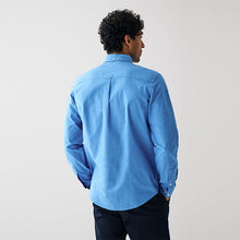Load image into Gallery viewer, Bright Blue Long Sleeve Oxford Shirt
