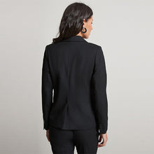 Load image into Gallery viewer, Black Tailored Single Breasted Jacket
