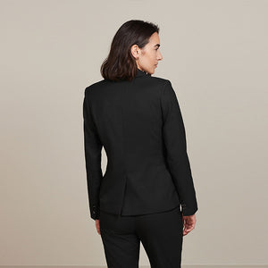 Black Tailored Single Breasted Jacket