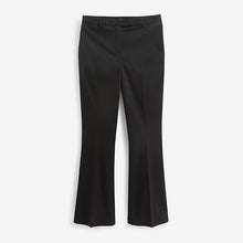 Load image into Gallery viewer, Black Tailored Bootcut Trousers
