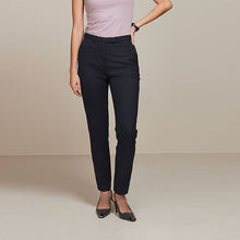 Load image into Gallery viewer, Navy Blue Slim Tailored Trousers
