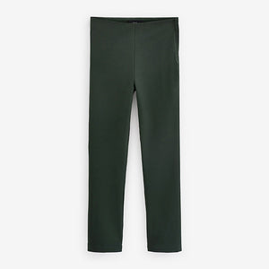 Dark Green Stretch Ultimate Kickflare Trousers