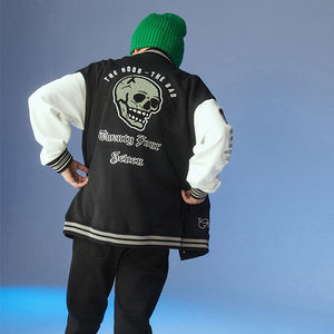 Black Skate Varsity Bomber Jacket (3-12yrs)