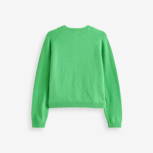 Green Cardigan (3-12yrs)