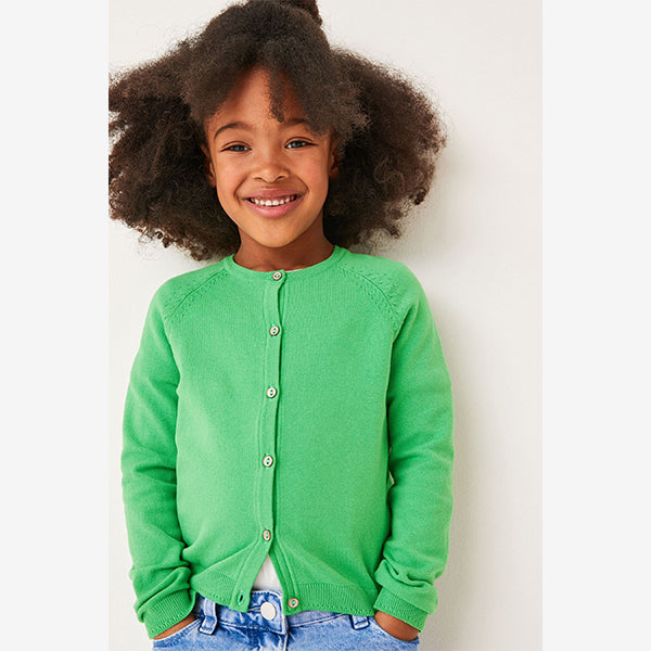 Green Cardigan (3-12yrs)