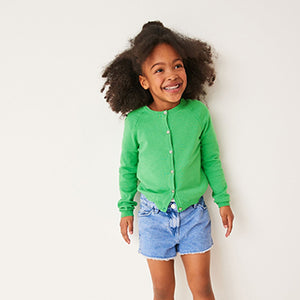 Green Cardigan (3-12yrs)