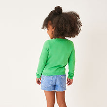 Load image into Gallery viewer, Green Cardigan (3-12yrs)
