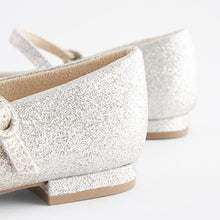 Load image into Gallery viewer, Ombre Gold / Silver Glitter Mary Jane Occasion Shoes (Older Girls)
