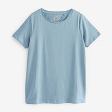 Load image into Gallery viewer, Dusky Blue Crew Neck T-Shirt
