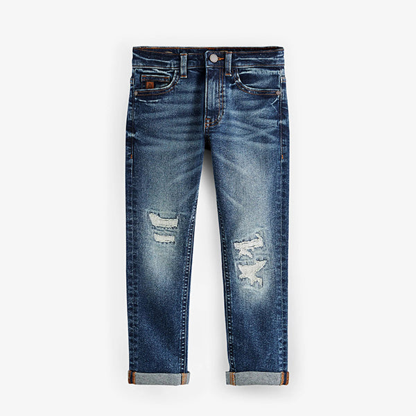Mid Blue Distressed Jeans (3-12yrs)
