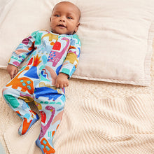 Load image into Gallery viewer, Multi Bright Baby Footed Sleepsuit 3 Pack (0mths-18mths)
