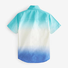 Load image into Gallery viewer, Aqua Blue Dip Dye Shirt (3mths-12yrs)
