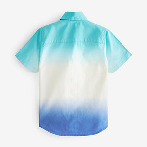 Aqua Blue Dip Dye Shirt (3mths-12yrs)