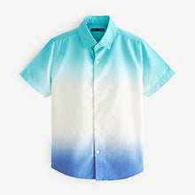 Load image into Gallery viewer, Aqua Blue Dip Dye Shirt (3mths-12yrs)

