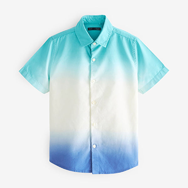 Aqua Blue Dip Dye Shirt (3mths-12yrs)