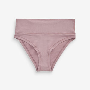 Mauve Purple High Rise High Leg Forever Comfort Knickers