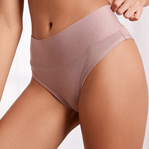 Mauve Purple High Rise High Leg Forever Comfort Knickers
