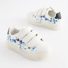 Load image into Gallery viewer, White Light-Up Trainers (Younger Boys)
