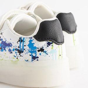 White Light-Up Trainers (Younger Boys)