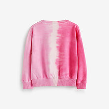 Load image into Gallery viewer, Tie Dye Pink Crew Sweatshirt Top (3-12yrs)
