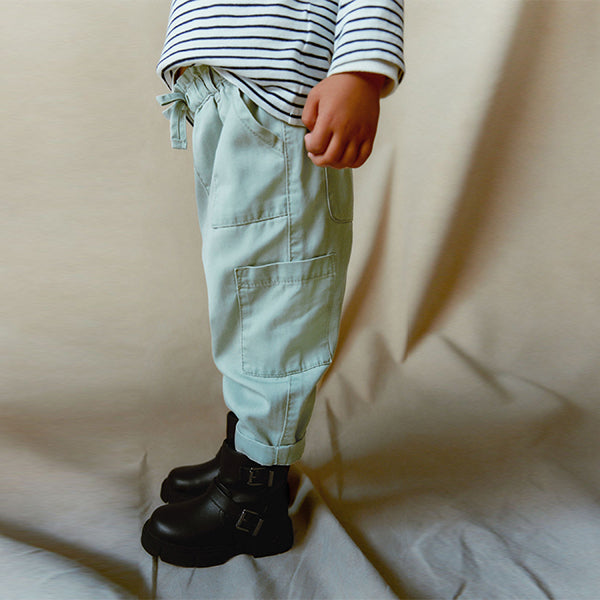 Sage Green Cargo Trousers (3mths-5yrs)