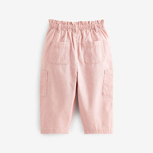 Pink Cargo Trousers (3mths-6yrs)