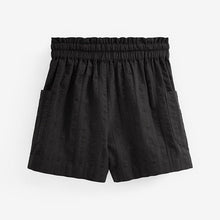 Load image into Gallery viewer, TEXTURED SHORT BLACK(3-12yrs)
