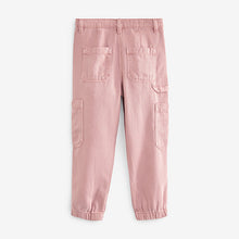 Load image into Gallery viewer, Pink TENCEL™ Cargo Trousers (3-12yrs)
