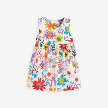 Load image into Gallery viewer, Floral Print Button Front Cotton Dress (3mths-6yrs)
