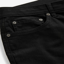 Load image into Gallery viewer, Black Slim Motionflex 5 Pocket Chino Shorts
