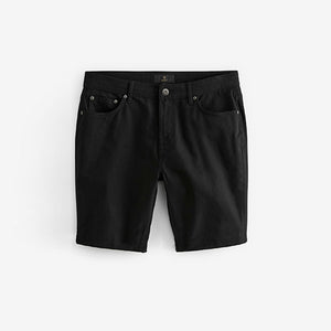 Black Slim Motionflex 5 Pocket Chino Shorts