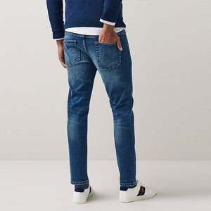 Blue Wash Slim Fit Classic Stretch Jeans