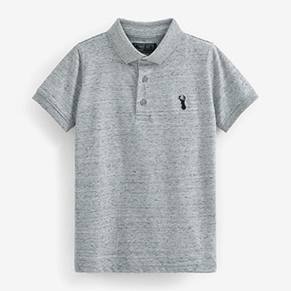 Grey Short Sleeve Polo Shirt (3-12yrs)