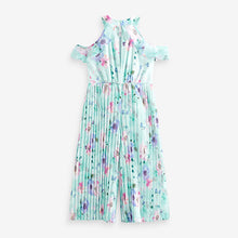 Load image into Gallery viewer, Mint Green Floral Print Wide Leg Jumpsuit (3-12yrs)
