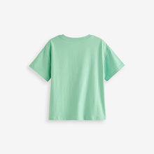 Load image into Gallery viewer, Mint Green Pastel Sequin Love Heart T-Shirt (3-12yrs)
