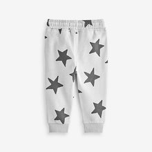 Load image into Gallery viewer, Grey Star All Over Print Joggers (3mths-6yrs)
