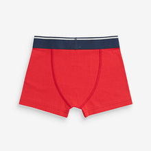Load image into Gallery viewer, Red/White/Navy Blue London Trunks 5 Pack (1.5-8yrs)
