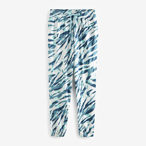 Blue Zebra Cotton Pyjamas