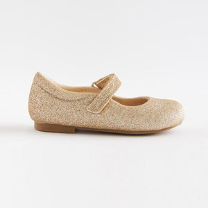 Gold Glitter Mary Jane Shoes (Younger Girls)