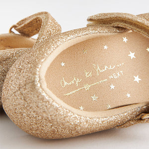 Gold Glitter Mary Jane Shoes (Younger Girls)