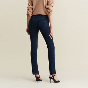Inky Blue Denim Slim Lift And Shape Jeans