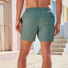 Load image into Gallery viewer, Sage Green Cargo Swim Shorts
