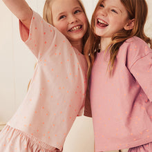Load image into Gallery viewer, Pink Bright Heart Short Pyjamas 2 Pack (4-12yrs)
